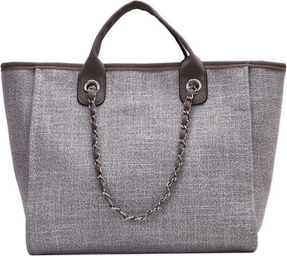 Vintage & Stijlvol: Dames tassen Handtas of Tote Schoudertas (gebroken wit)-1